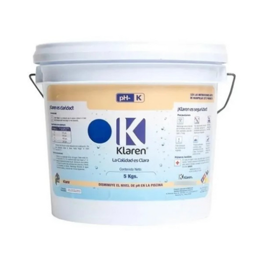 5 Kg Klaren Baja Ph- Reductor Ph Alberca