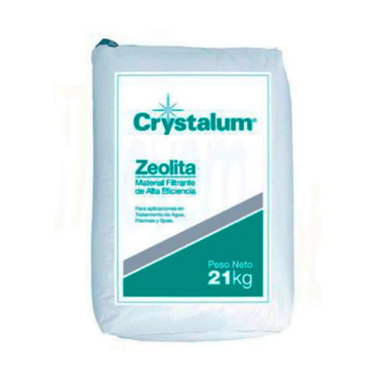 Zeolita Crystalum medio filtrante para sedimentos. costal de 1 ft3 (21 kg)